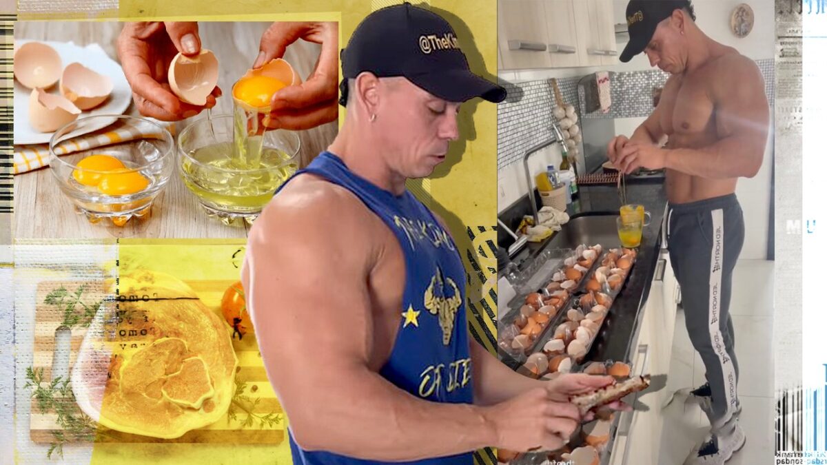 Imagine Stire Dieta cu 100 de ouă pe zi. Cum arată antrenorul de fitness care a adoptat-o | 2review.ro