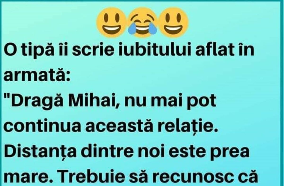 Imagine Stire Bancul zilei. O tipă îi scrie iubitului aflat în armată: „Dragă Mihai…” | 2review.ro
