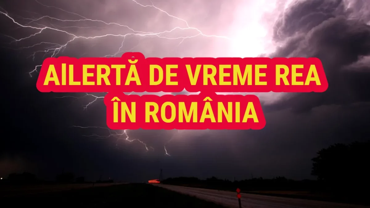 Un nou cod galben de ploi torențiale în România. Care sunt zonele vizate