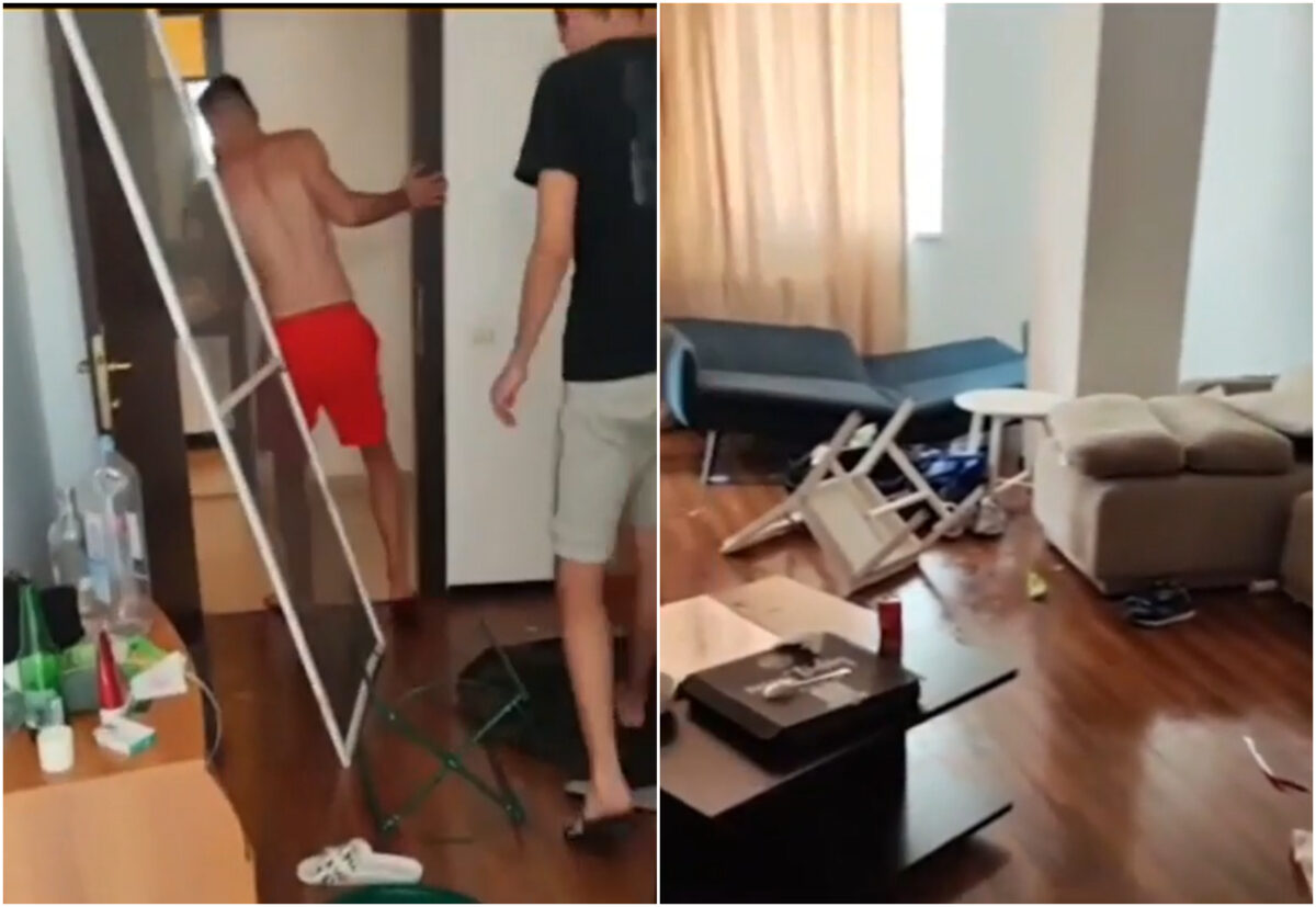 Mai mulți tineri au devastat un apartament închiriat în stațiunea Mamaia. Proprietarul a rămas șocat de cum arată