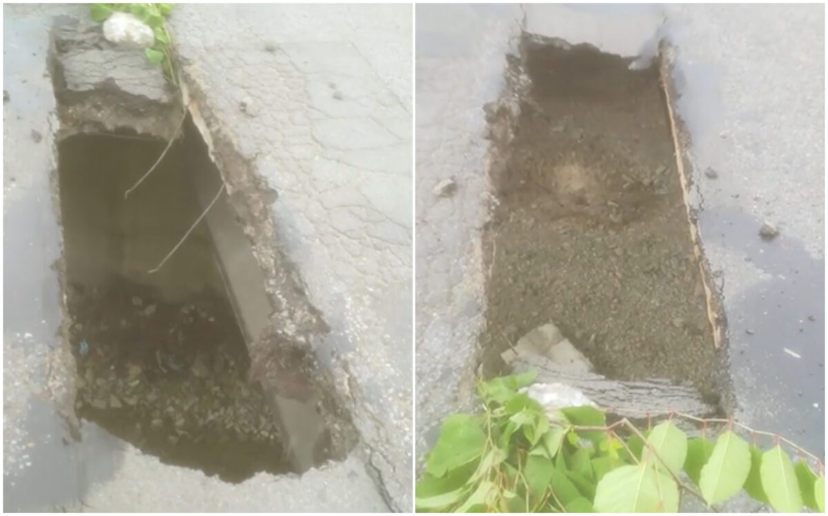 Un alt pod din Neamț s-a surpat! Ce a apărut în mijlocul sensurilor de mers
