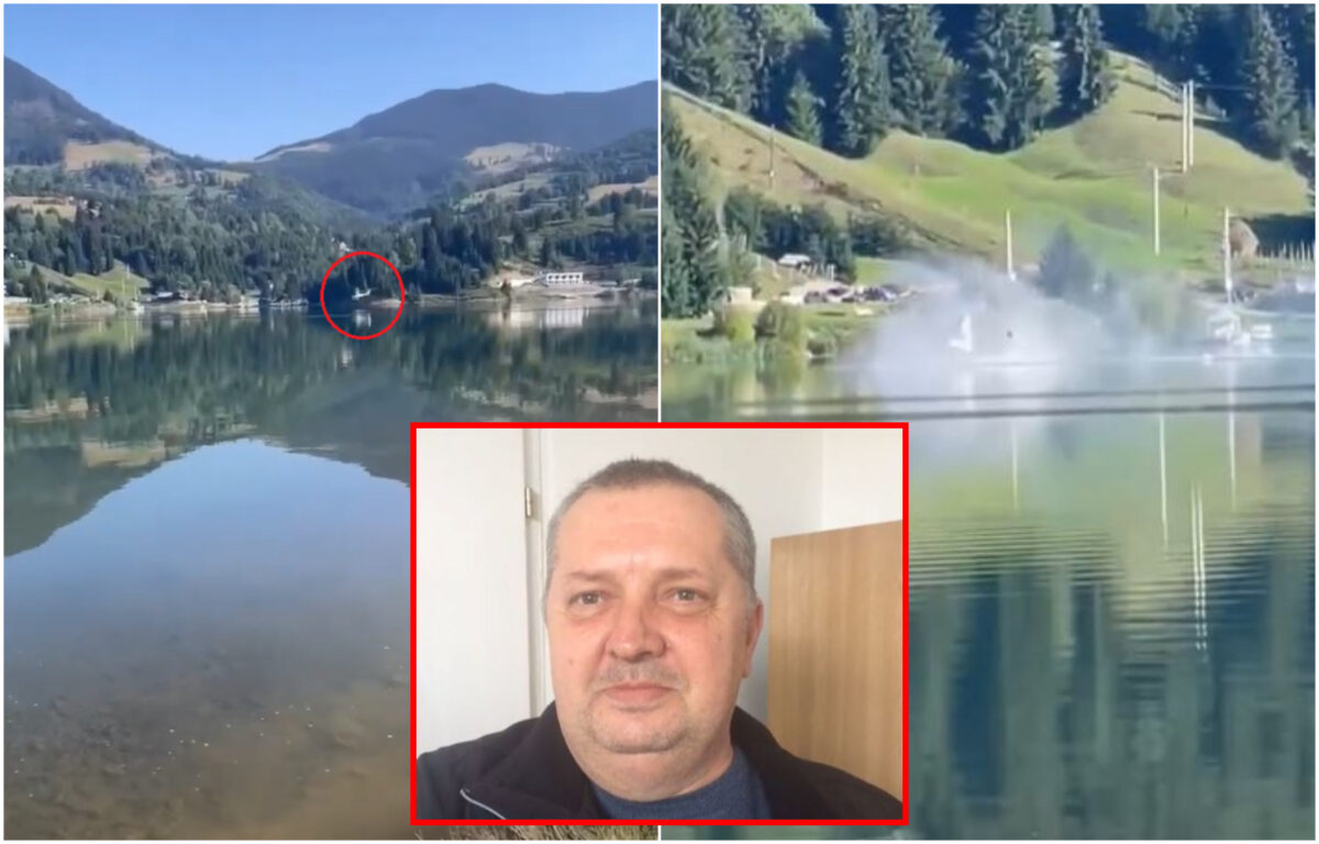 S-a aflat cine era bărbatul care pilota aeronava care s-a prăbușit în lacul Colibița. Copilotul, în stare de șoc, a făcut declarații