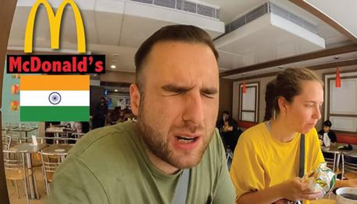 „Totul e greșit aici!” Cum a reacționat acest turist din România, după ce a comandat un burger într-un McDonald’s din India