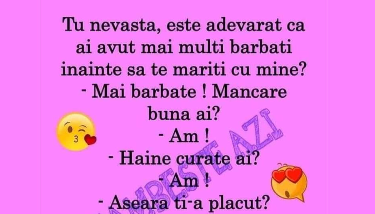 Imagine Stire BANC | „Nevastă, e adevărat că ai avut mai mulți bărbați înainte să te măriți cu mine?” | 2review.ro