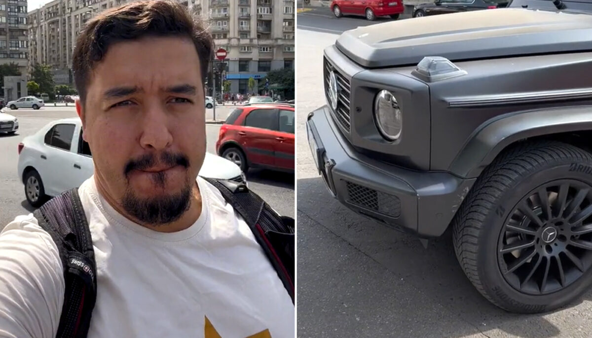 Reacția unui american după ce a văzut un Mercedes G-Class de 150.000 E, în București: „If it’s not COMBINAȚII, then what is it?”