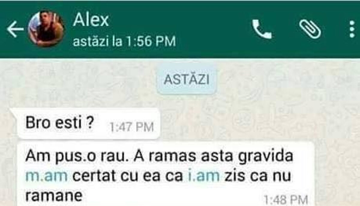 Imagine Stire Bancul sfârșitului de săptămână | „Bro, a rămas asta gravidă!” | 2review.ro