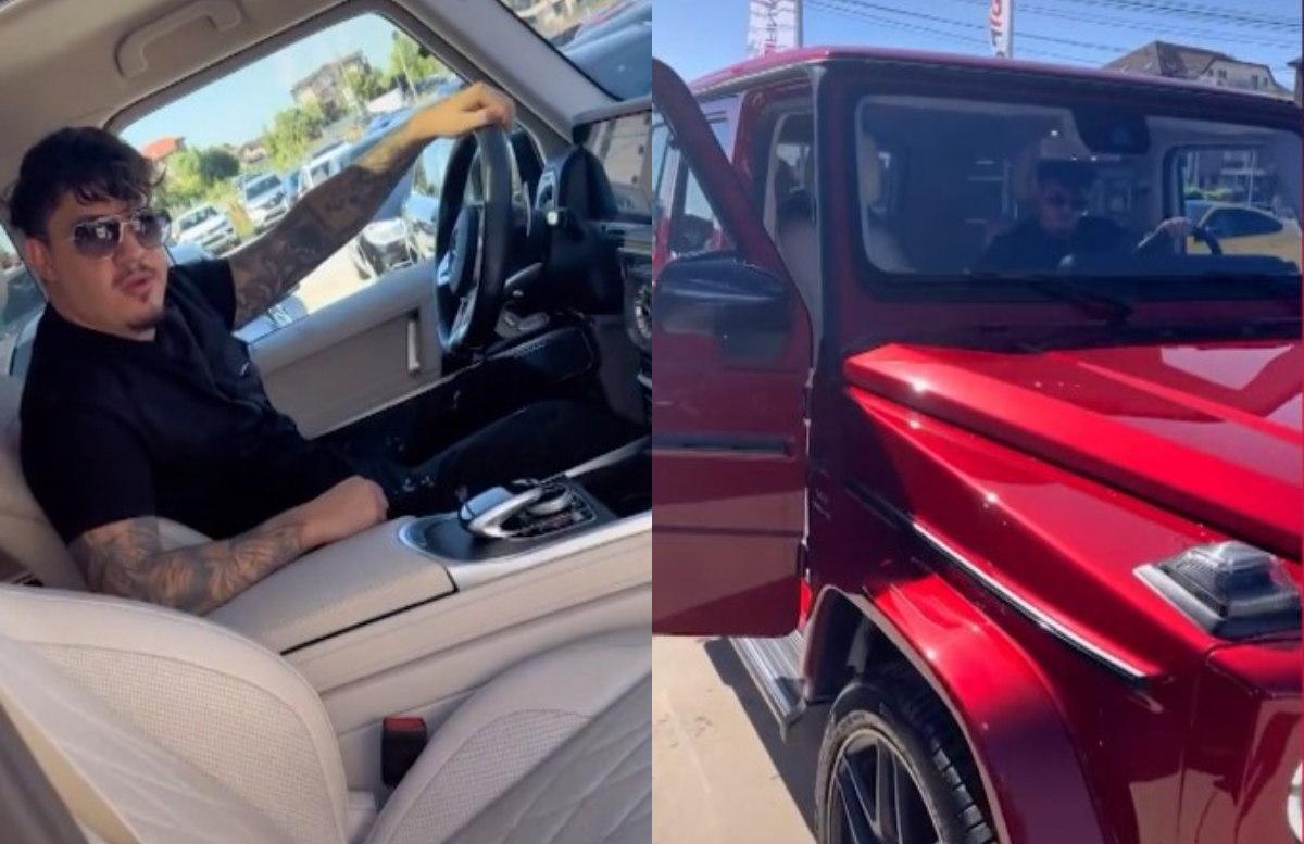 Imagine Stire Bogdan de la Ploiești și-a luat G Class? Mașina valorează peste 200.000 de euro și are aproape 600 de cai putere | 2review.ro
