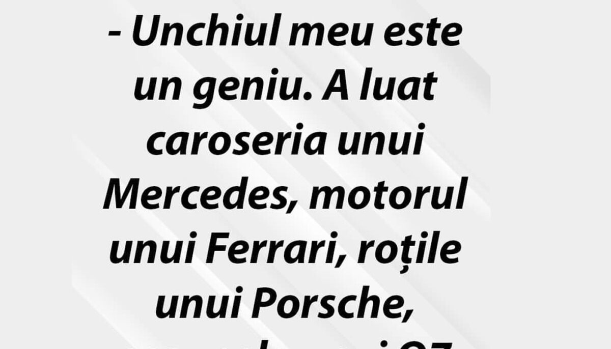Imagine Stire Bancul sfârșitului de săptămână | „Unchiul meu este un geniu!” | 2review.ro