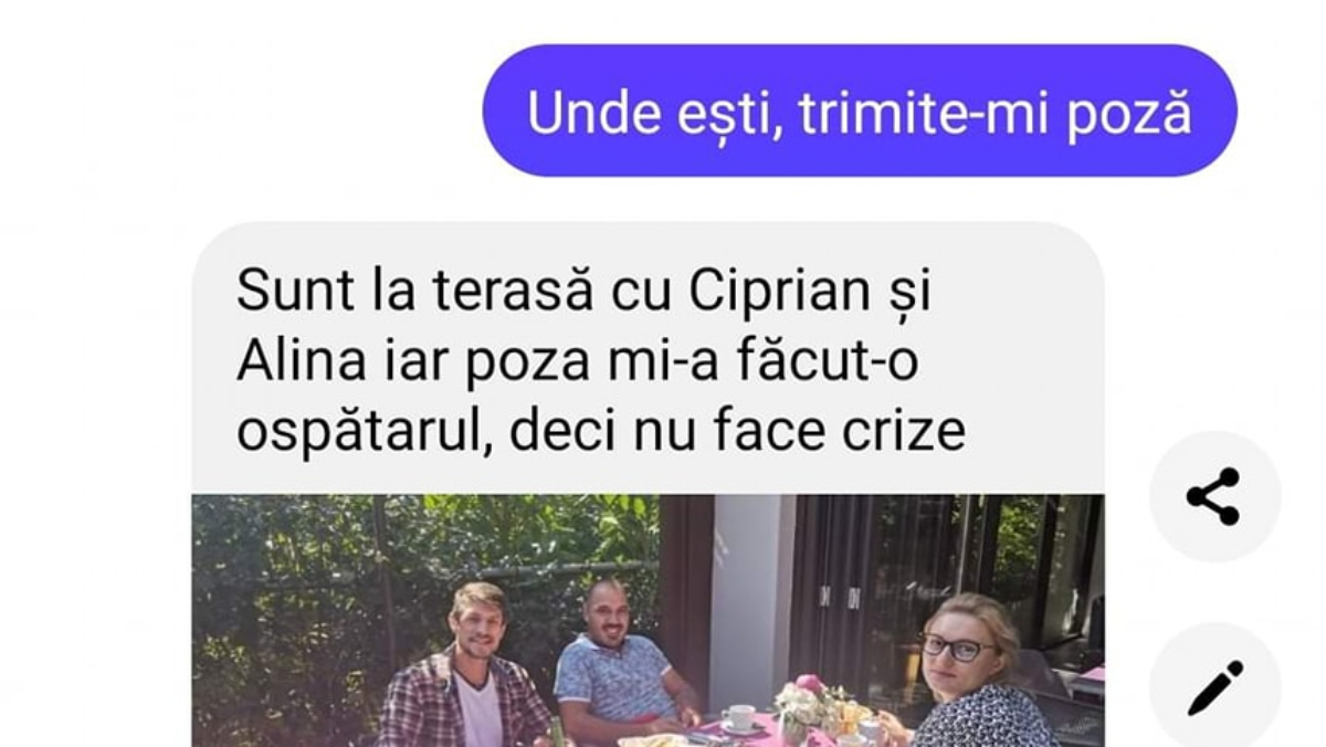 Imagine Stire BANC | „Unde ești, trimite-mi poză” | 2review.ro