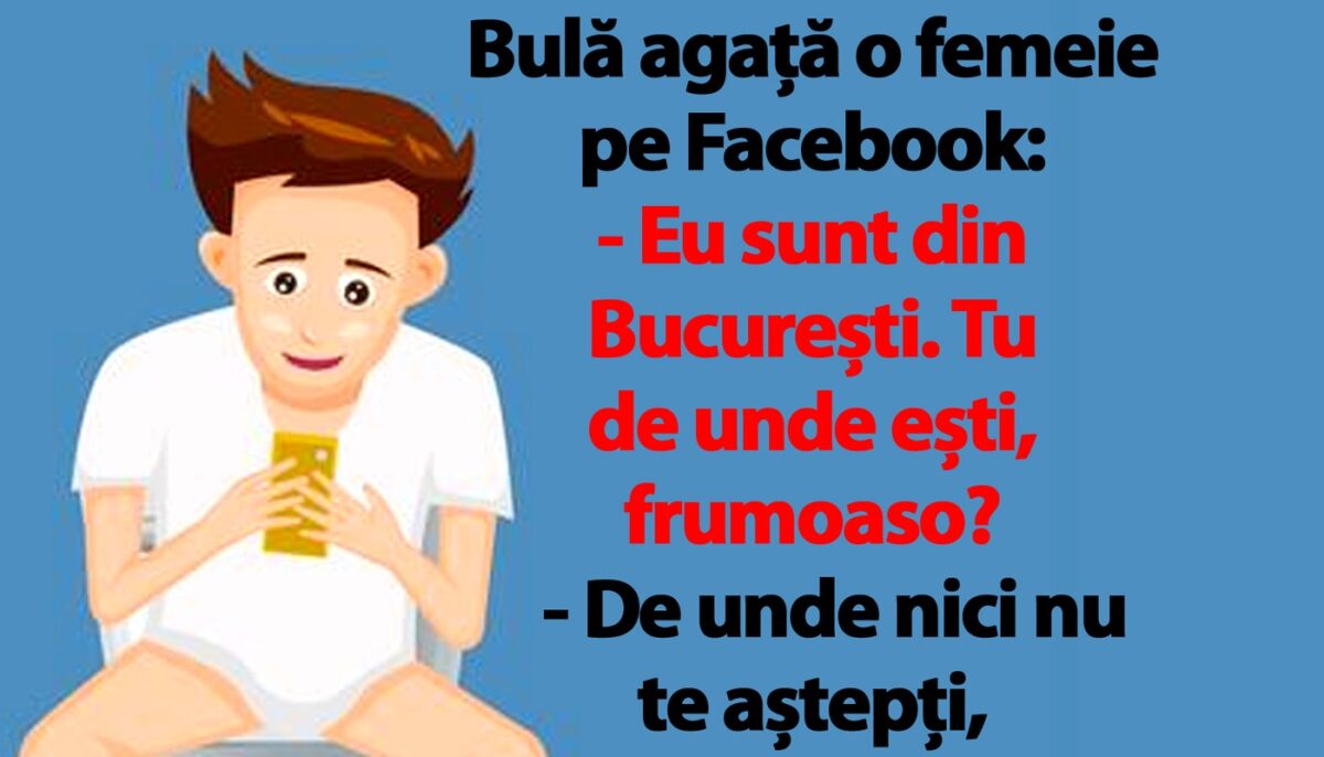 Imagine Stire BANC | Bulă agață o femeie pe Facebook: „Eu sunt din București. Tu de unde ești, frumoaso?” | 2review.ro