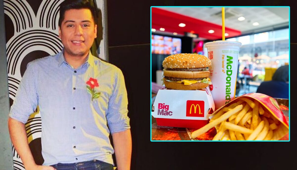 Vegan convins până mai ieri, tânărul din imagine a mâncat de la McDonald’s, imediat după ce l-a mușcat un câine și s-a simțit „trădat de animale”