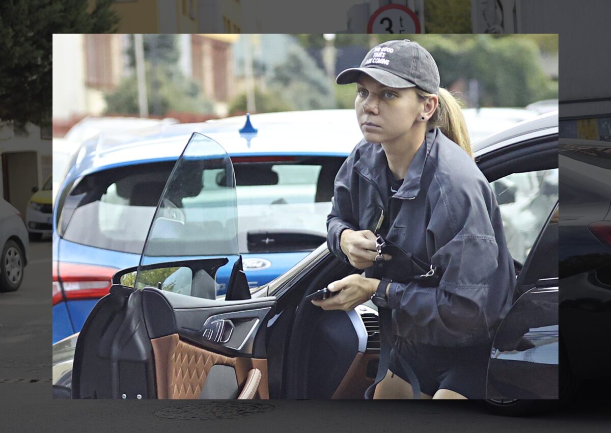 Imagine Stire Există viață și după divorț! Pe cine a vizitat Simona Halep? A coborât din super bolidul ei, cu nasul bandajat și… | 2review.ro