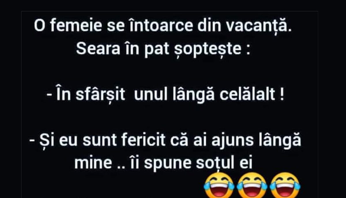 Imagine Stire BANC | O femeie se întoarce din vacanță. Seara, în pat, șoptește: „În sfârșit, unul lângă celălalt” | 2review.ro