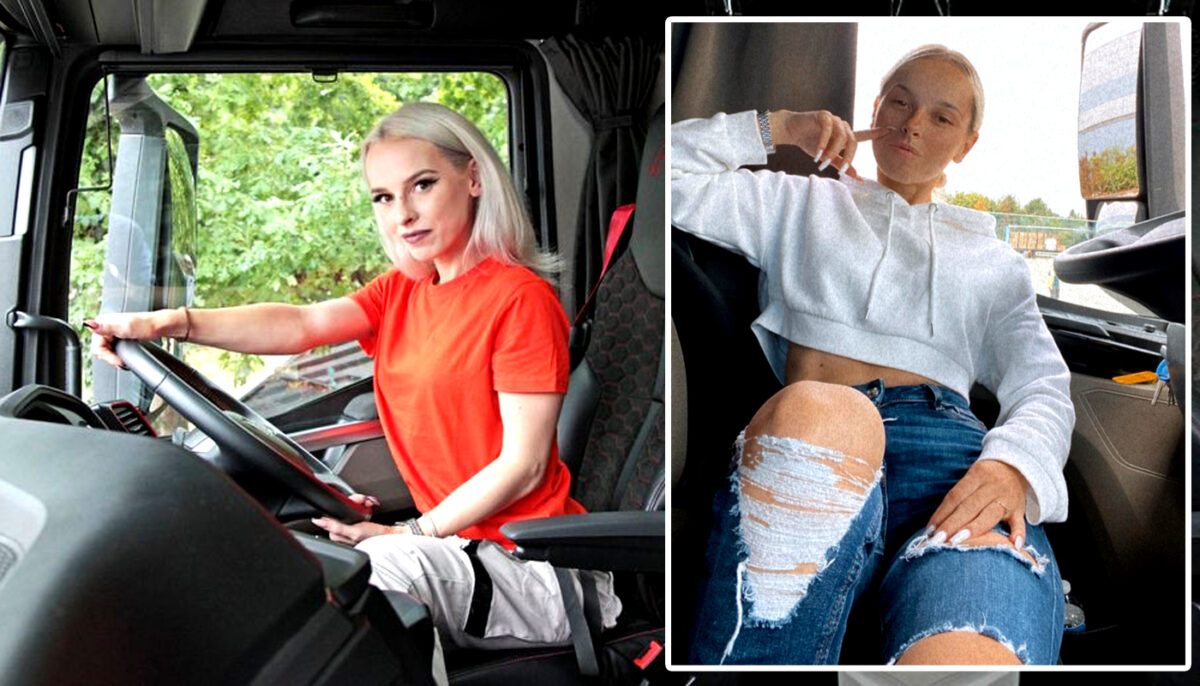 Loredana din România lucrează de 5 ani ca șoferiță de TIR în Marea Britanie. Ce i-au făcut colegii englezi, în batjocură