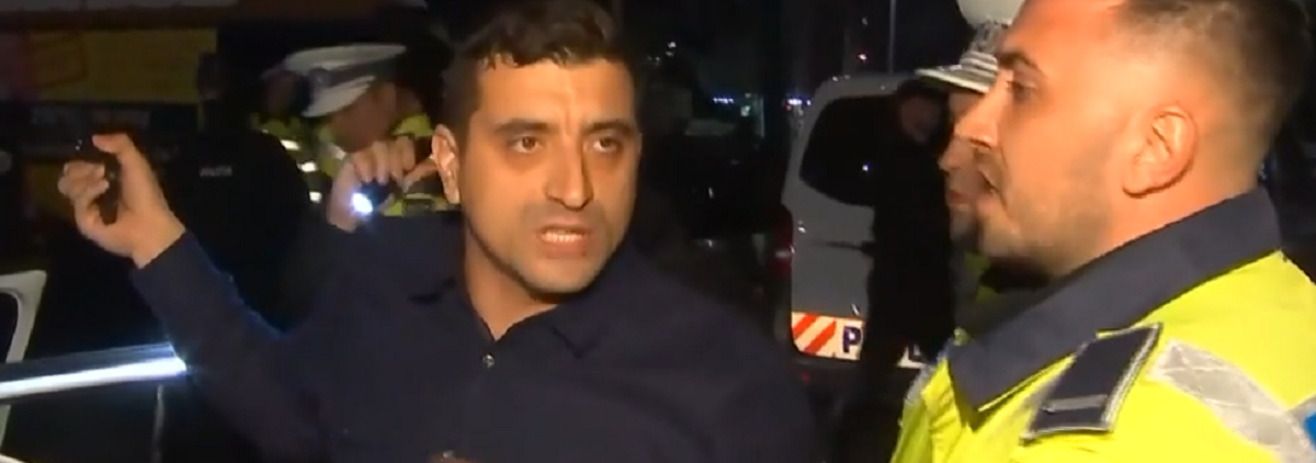 Imagine Stire George Simion, săltat de polițiști. Liderul AUR ar fi condus cu permisul suspendat | 2review.ro