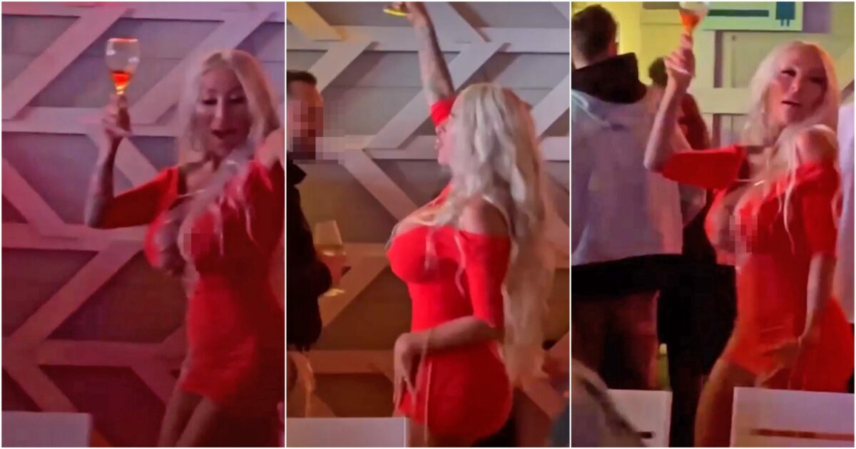 Imagine Stire Sexy-partenera lui Romeo Dunca, președintele CJ Caraș-Severin, o nouă apariție bombă! Blonda a ”recidivat” în LOFT | 2review.ro