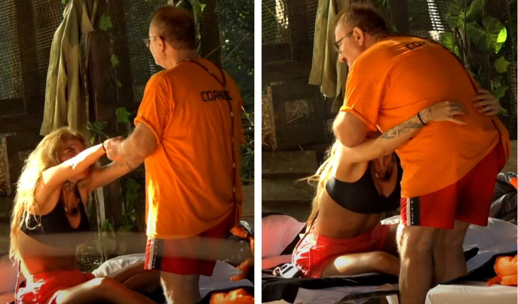 Imagine Stire Cornel Palade, îmbrăţişări pătimaşe la Sunt celebru, scoate-mă de aici! Bia Khalifa l-a lăsat fără aer: „Eşti viaţa mea” | 2review.ro