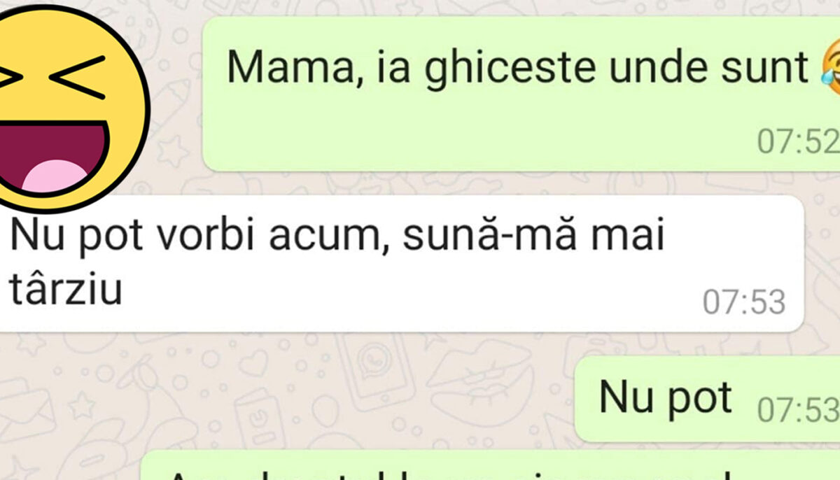 Imagine Stire Bancul de weekend | „Mamă, ia ghicește unde sunt!” | 2review.ro