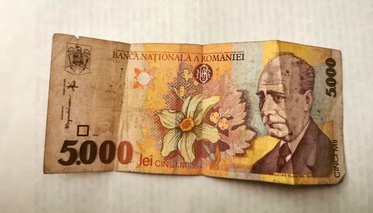 Mai știi bancnota de 5.000 de lei din 1998? Acum, în octombrie 2022, se vinde cu 300.000 RON