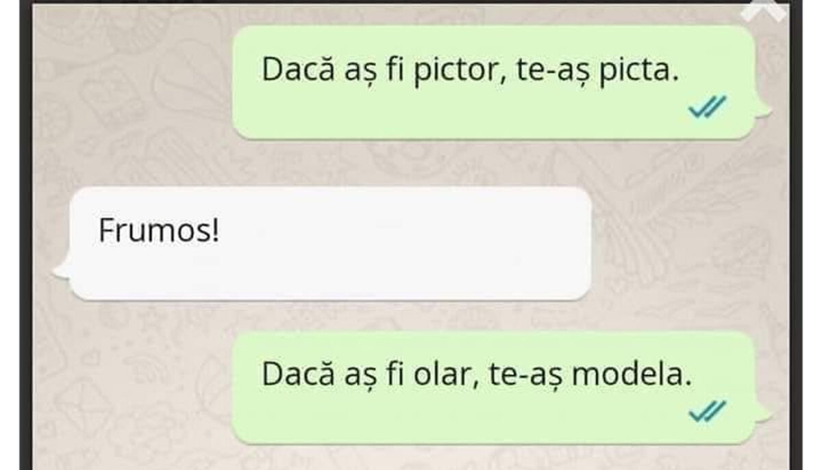 Imagine Stire Bancul de weekend | „Dacă aș fi pictor, te-aș picta” | 2review.ro