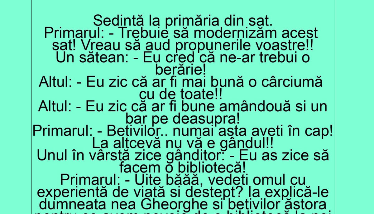 Imagine Stire BANC | Ședință la primăria din sat: „Trebuie să ne modernizăm!” | 2review.ro