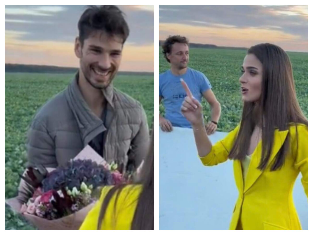 Imagine Stire Anghel Damian, gest romantic pe platourile de filmare. Thoe Rose a rămas fără cuvinte | 2review.ro