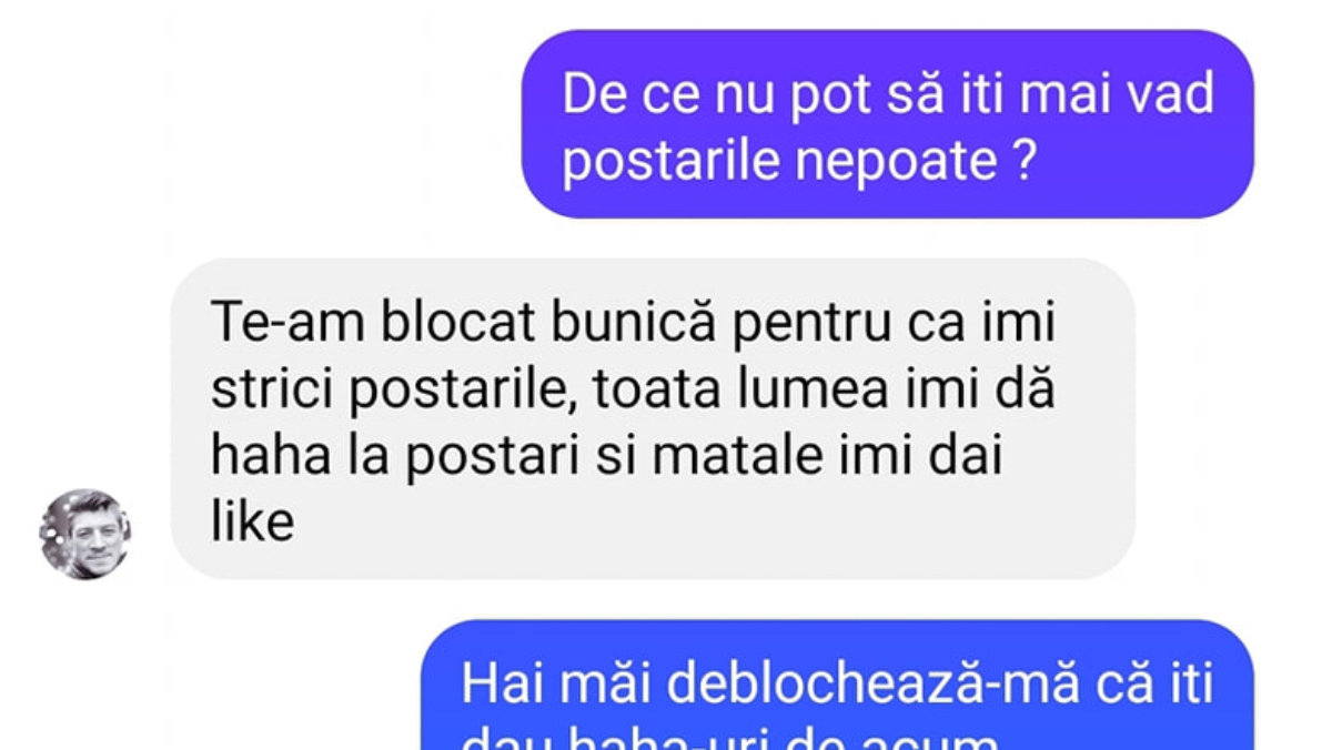 Imagine Stire BANC | „De ce nu pot să îți mai văd postările, nepoate?” | 2review.ro