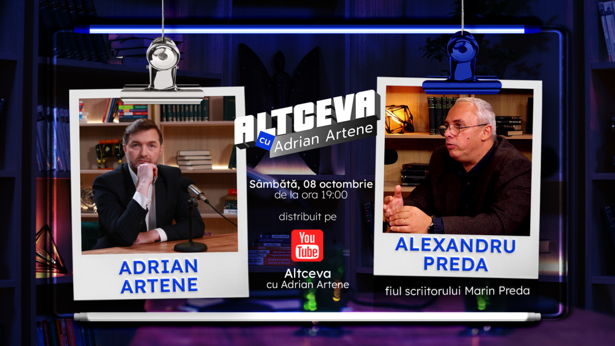 Imagine Stire Alexandru Preda, fiul scriitorului Marin Preda, este invitat la podcastul ALTCEVA cu Adrian Artene | 2review.ro