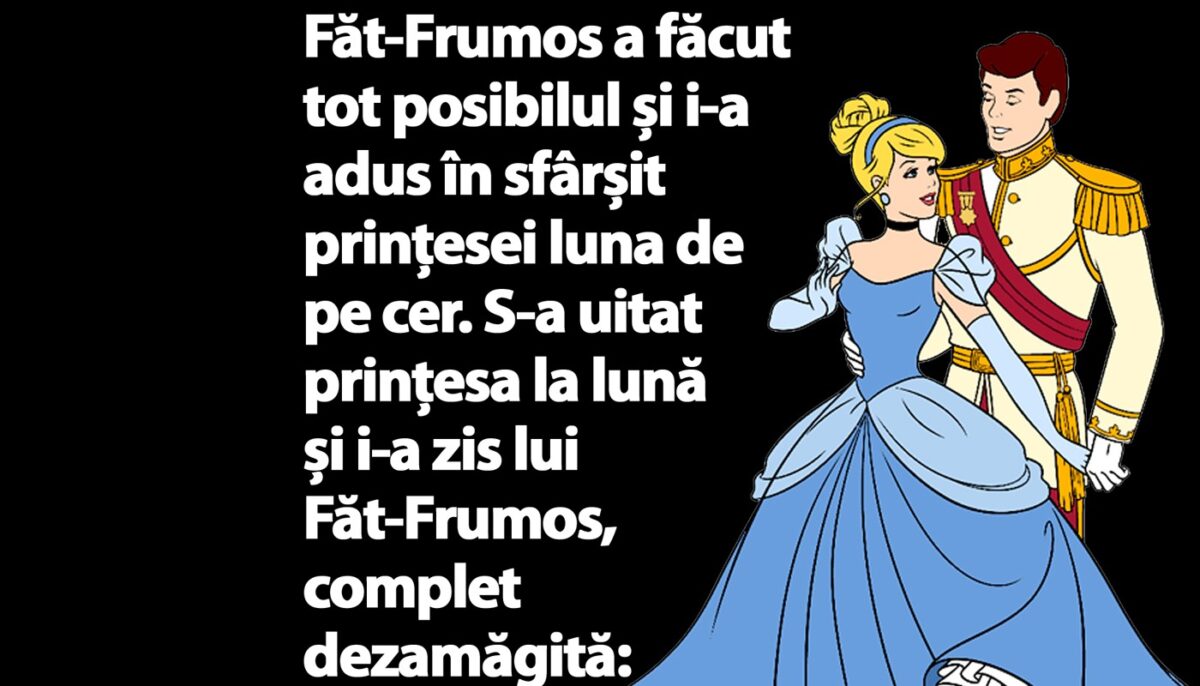 Imagine Stire BANC | Făt-Frumos a făcut tot posibilul și i-a adus în sfârșit prințesei luna de pe cer | 2review.ro