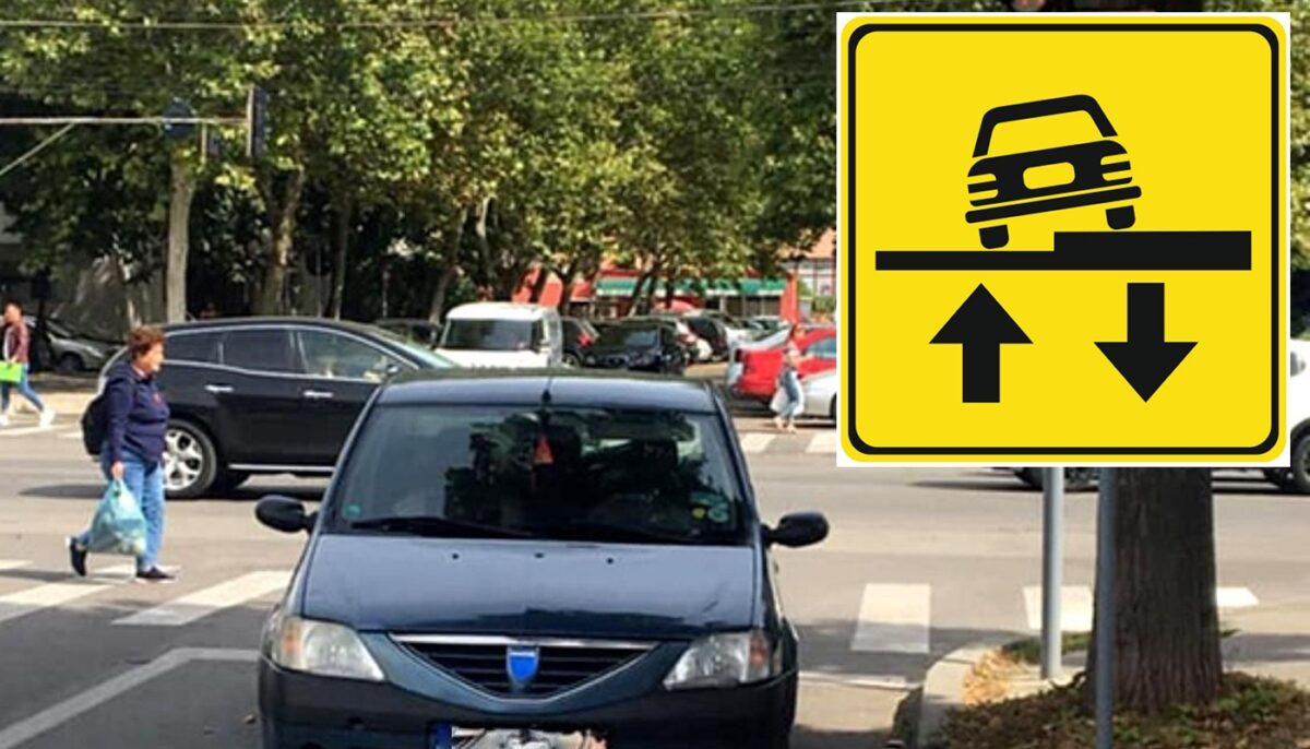 Și șoferii experimentați au uitat! Ce înseamnă, de fapt, acest indicator galben, cu o mașină negră și 2 săgeți