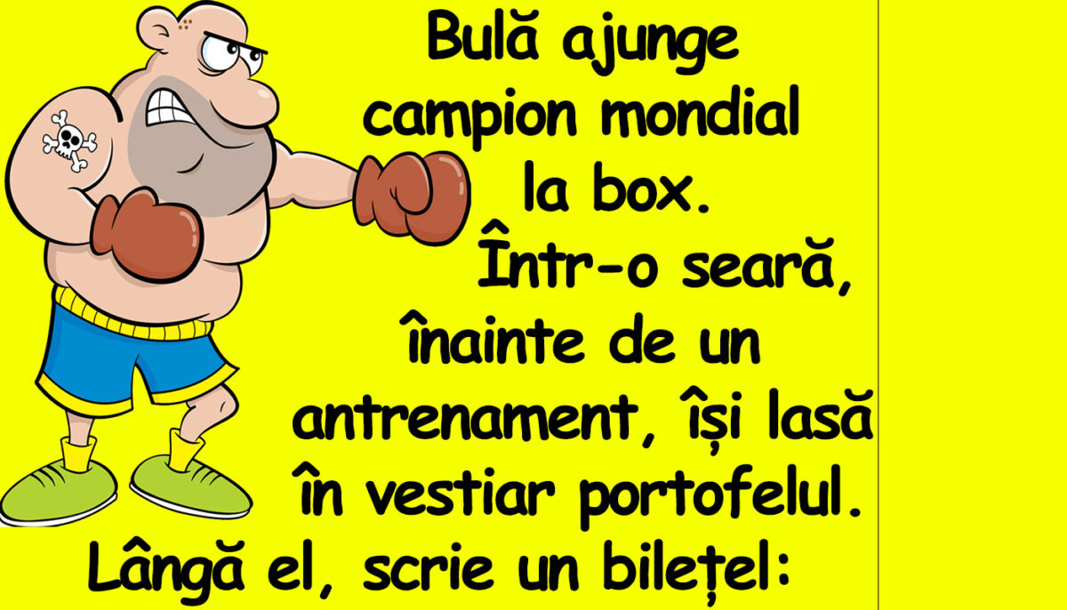 Imagine Stire BANC | Bulă ajunge campion mondial la box | 2review.ro