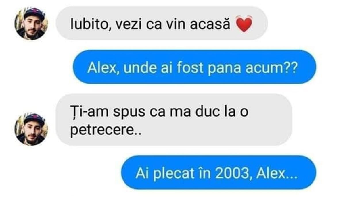 Imagine Stire Bancul sfârșitului de săptămână | „Iubito, vezi că vin acasă” | 2review.ro