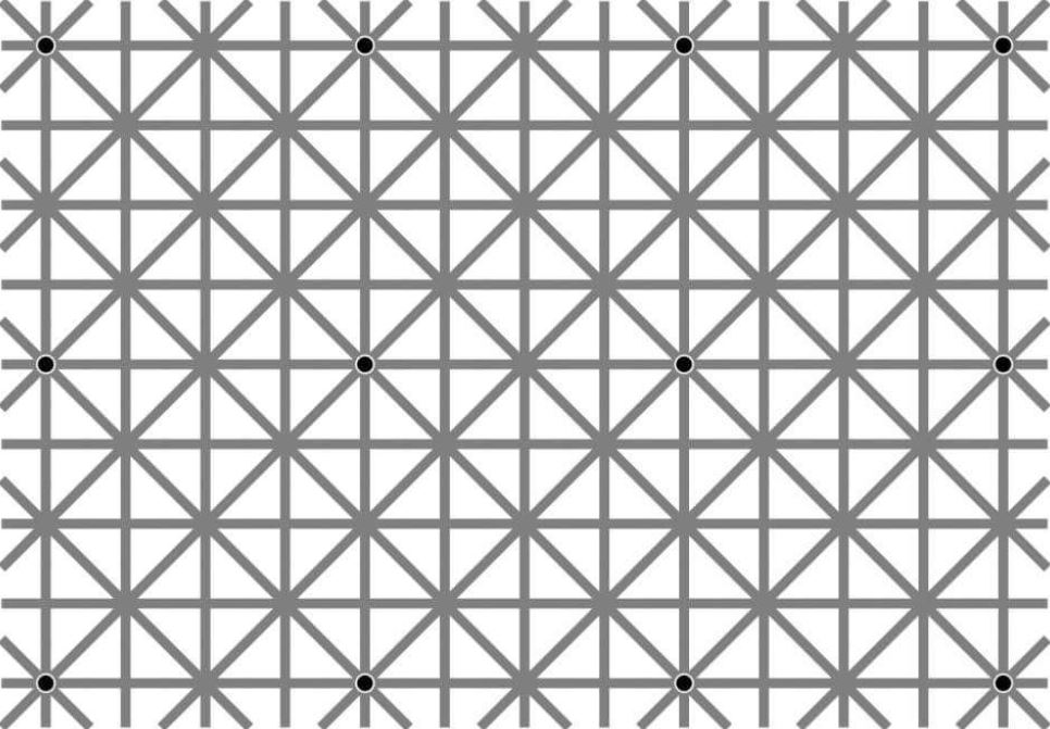 Iluzia optică ce a „păcălit” 2 milioane de oameni. Câte puncte negre vedeţi în imagine?