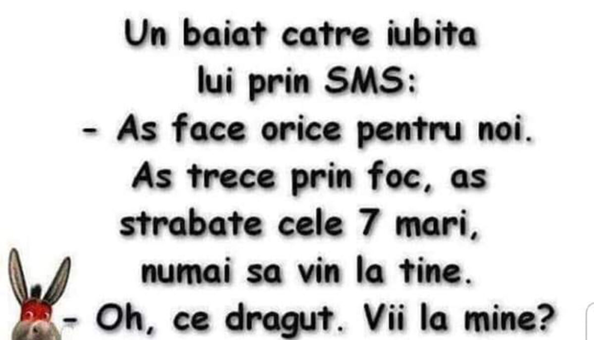 Imagine Stire BANCUL ZILEI | Un băiat către iubita lui, prin SMS: „Aș face orice pentru noi” | 2review.ro