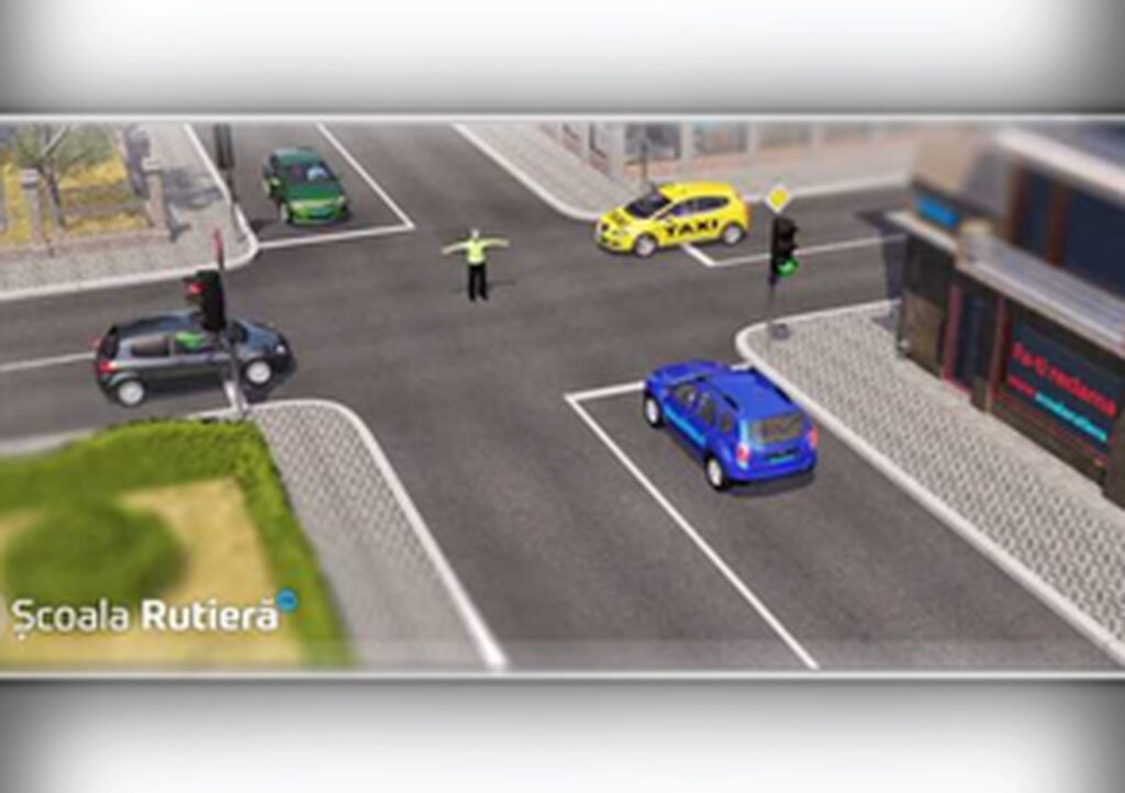 Test auto | Care maşină trece prima prin intersecţie? Întrebarea care pune în dificultate şoferii