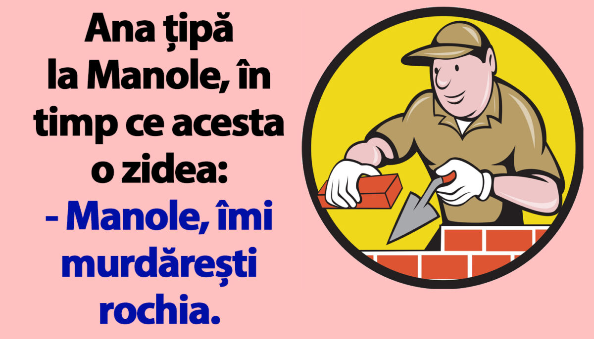 Imagine Stire BANC | Ana țipă la Manole, în timp ce acesta o zidea: „Îmi murdărești rochia!” | 2review.ro