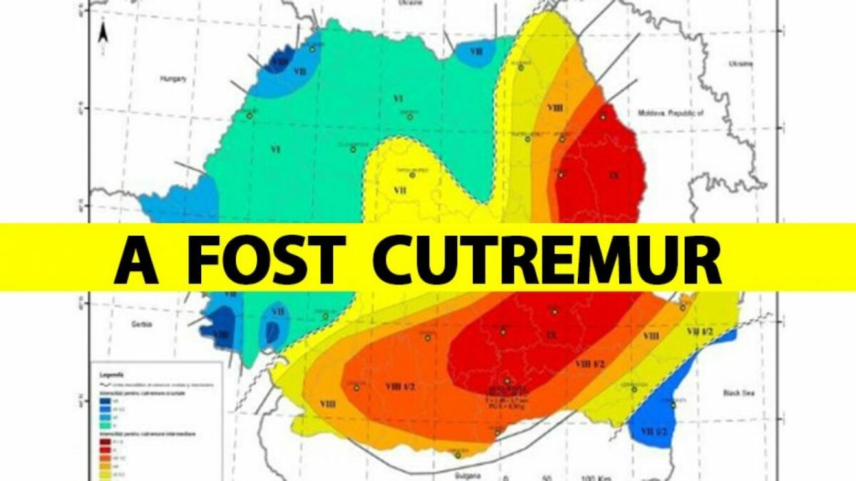 România, sub zodia cutremurelor. Încă un seism important a avut loc în tara noastră