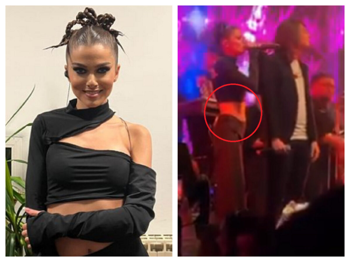 Imagine Stire Theo Rose, primele imagini cu burtica de gravidă! Iubita lui Anghel Damian şi-a emoţionat fanii VIDEO | 2review.ro