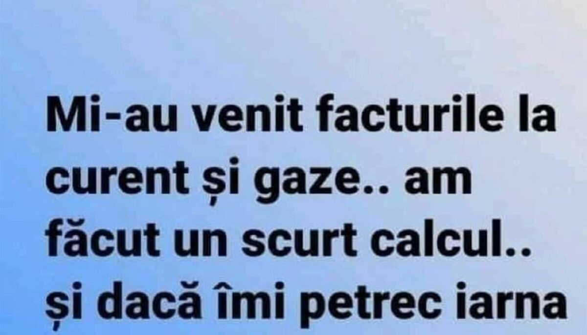 Imagine Stire BANCUL ZILEI | „Mi-au venit facturile la curent și gaze” | 2review.ro
