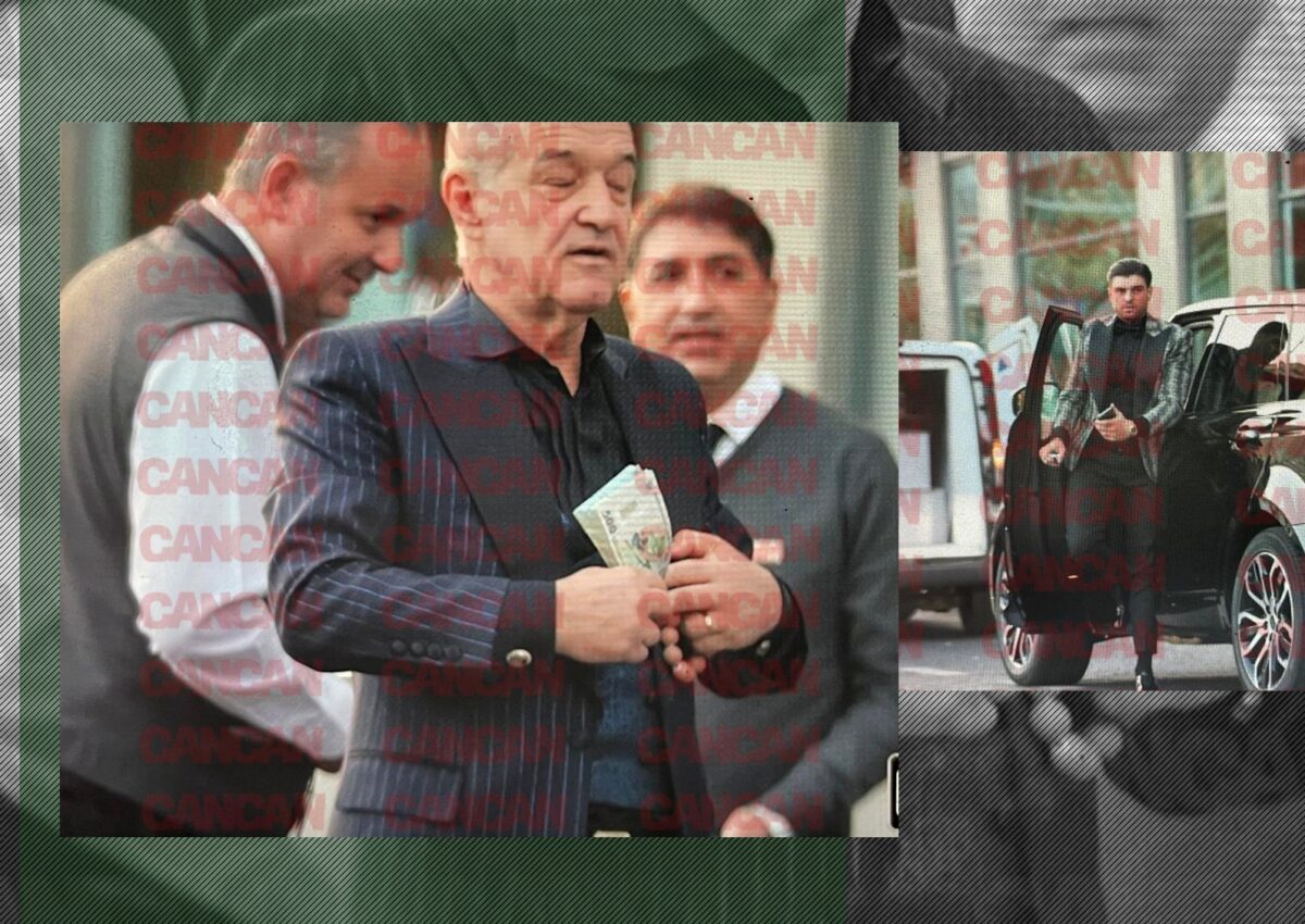 Imagine Stire Apariție fabuloasă a lui Gigi Becali la botezul primei nepoate! A ”aruncat” cu bani în parcagii + Ginerele lui e fentosan! | 2review.ro