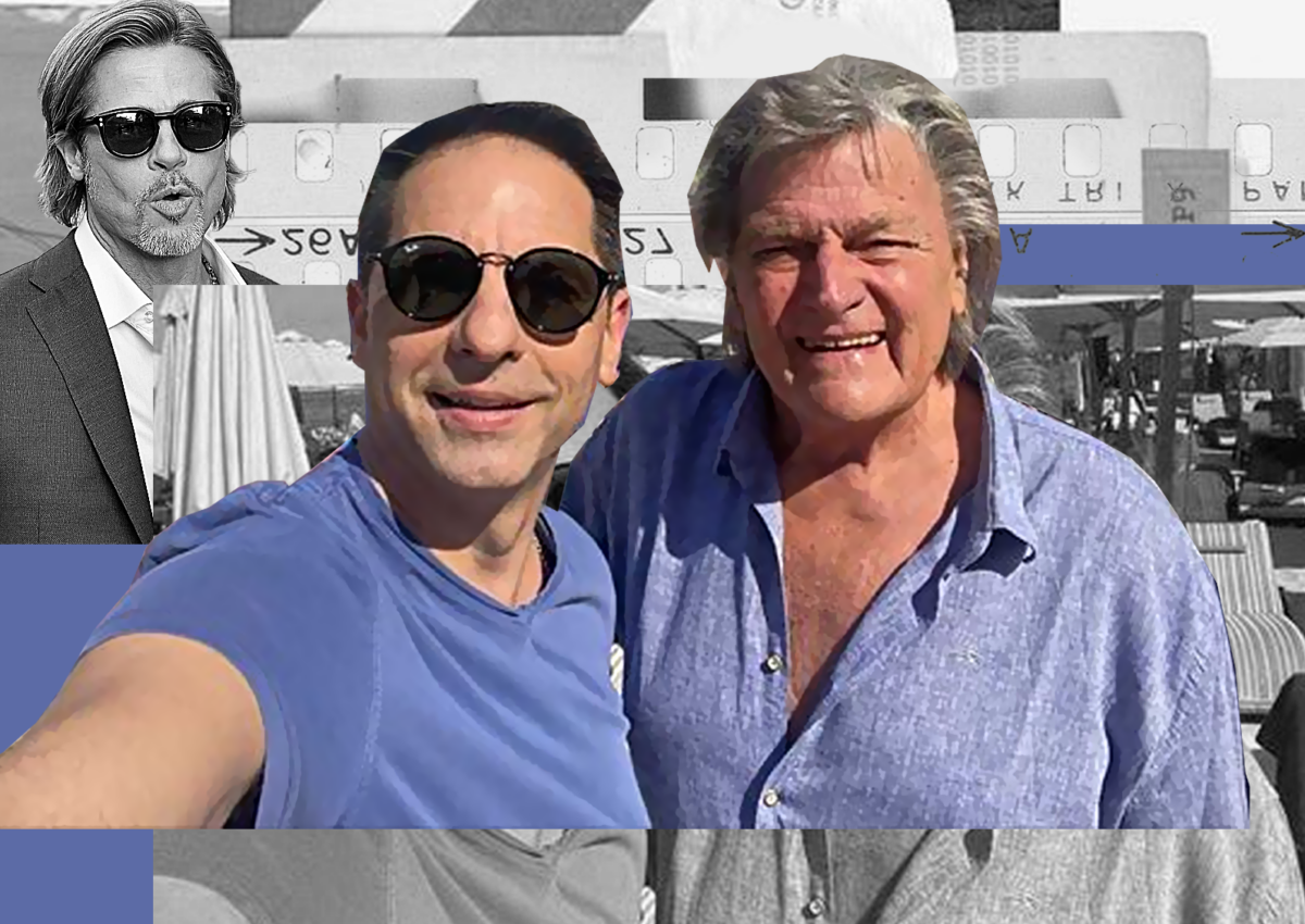 Imagine Stire Alungați din fața vilei lui Brad Pitt! + Țeapă cu J Lo! Dan Negru și Florin Piersic au pățit-o cu Hollywood-ul | 2review.ro