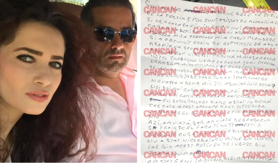 Imagine Stire Incredibil! Ce scrisoare i-a trimis Daniel Onoriu soției din arest: „Cum să trăiesc eu fără tine?!” | 2review.ro