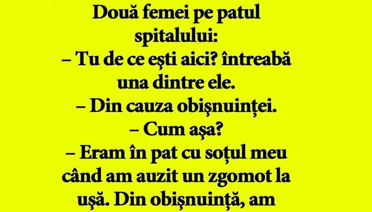 Imagine Stire BANCUL ZILEI | Două femei, pe patul de spital: „Tu de ce ești aici?” | 2review.ro