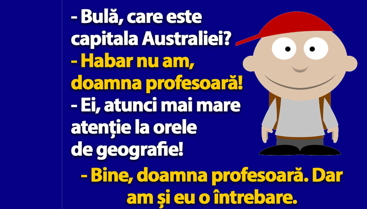 Imagine Stire BANC | „Bulă, care este capitala Australiei?” | 2review.ro