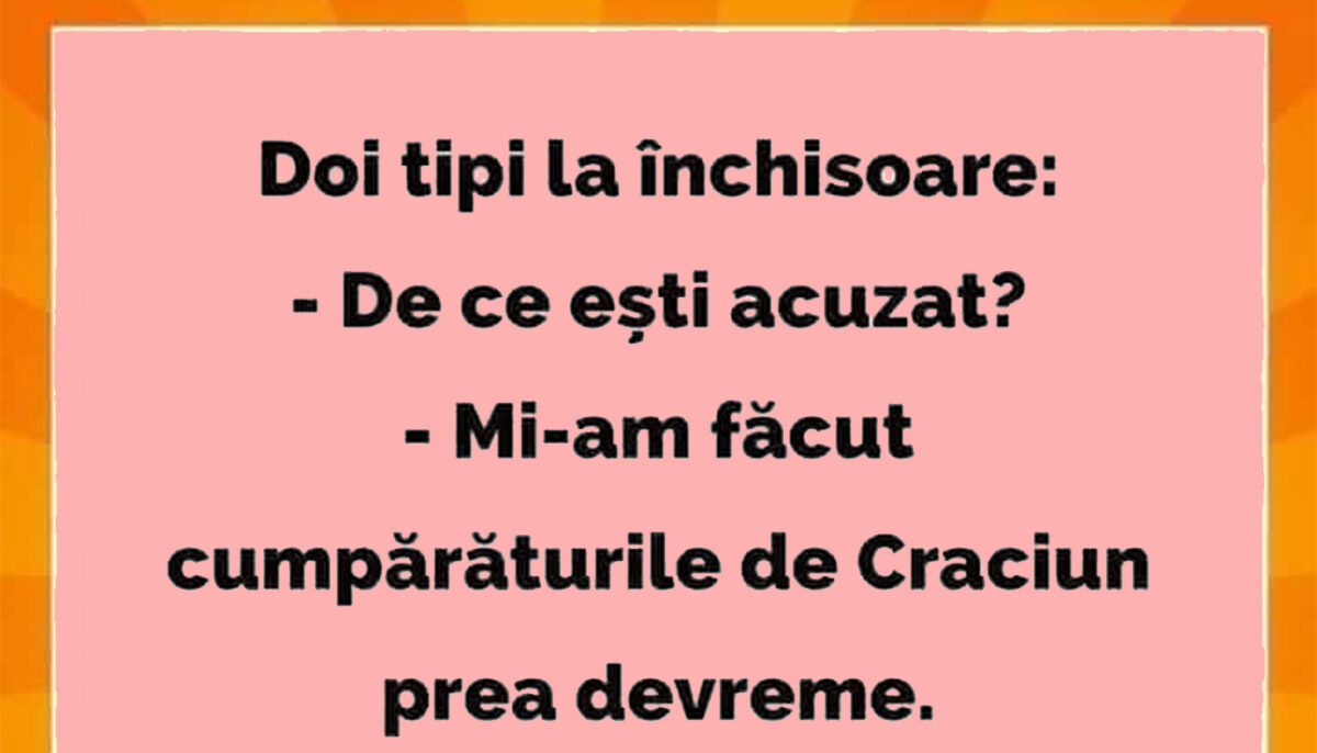 Imagine Stire BANCUL ZILEI | „Mi-am făcut cumpărăturile de Crăciun prea devreme” | 2review.ro