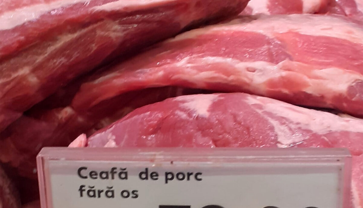 Prețuri de sărbători! Câți lei au ajuns 1 kilogram de ceafă și 1 kg de mușchiuleț de porc, acum, în București