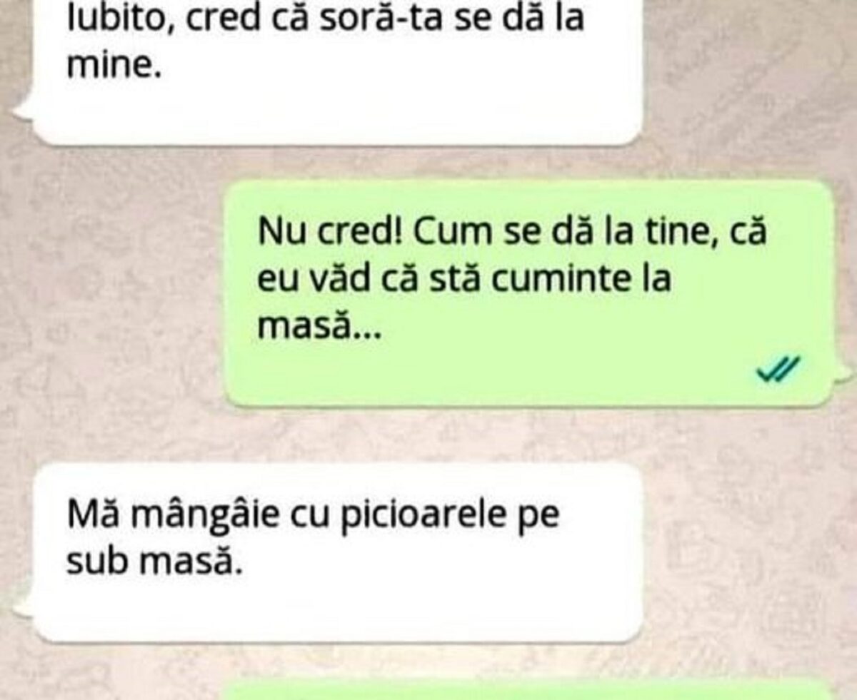 Imagine Stire BANCUL ZILEI | „Iubito, cred că soră-ta se dă la mine!” | 2review.ro