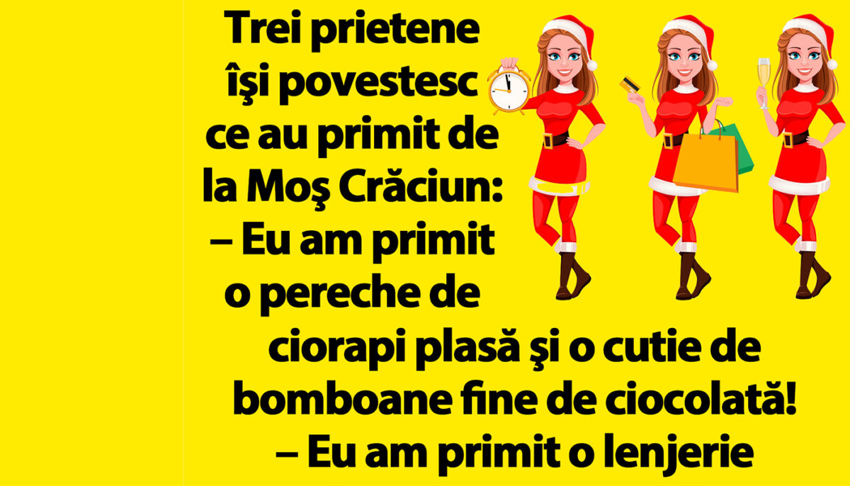 Imagine Stire BANC | Trei prietene îşi povestesc ce au primit de la Moş Crăciun | 2review.ro
