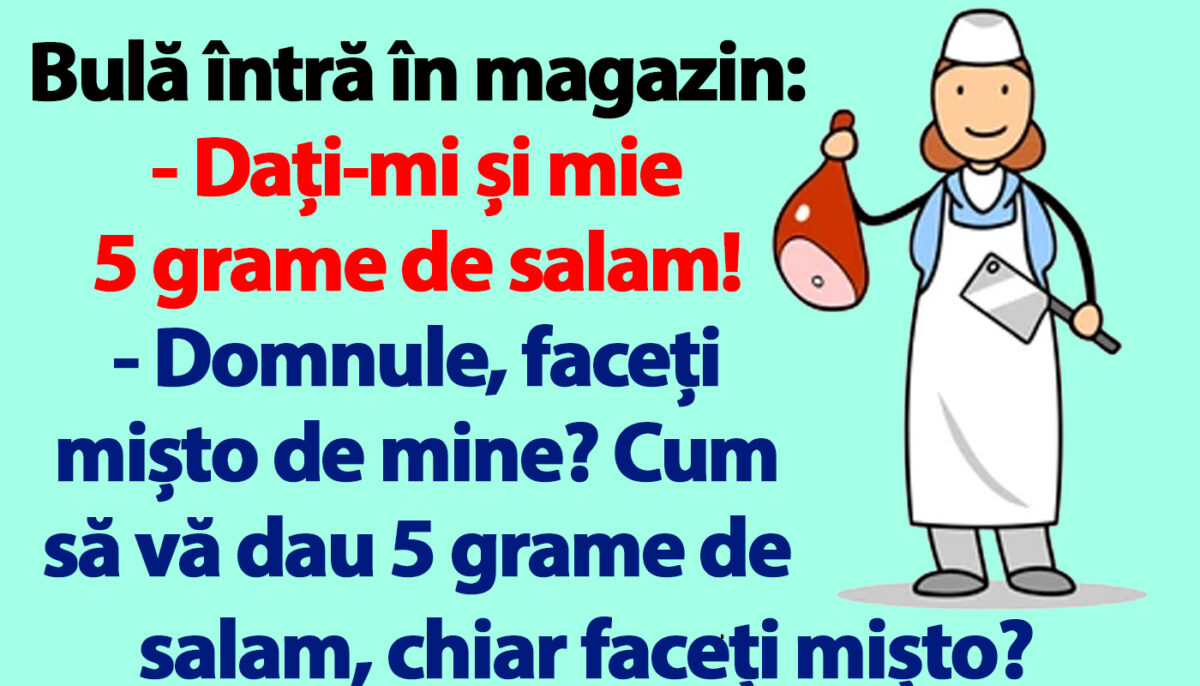 Imagine Stire BANC | Bulă întră în magazin: „Dați-mi și mie 5 grame de salam!” | 2review.ro
