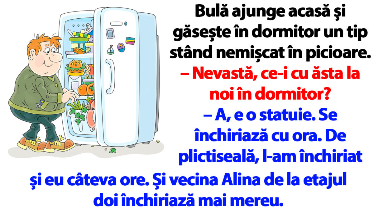 Imagine Stire BANC | Bulă ajunge acasă și găsește în dormitor un tip stând nemișcat în picioare | 2review.ro